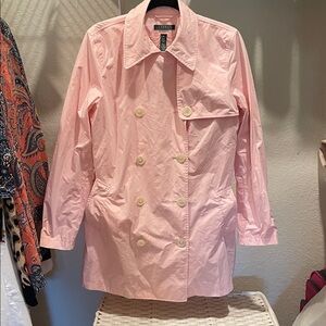 Lauren Ralph Lauren Pink Women's Trench Coat